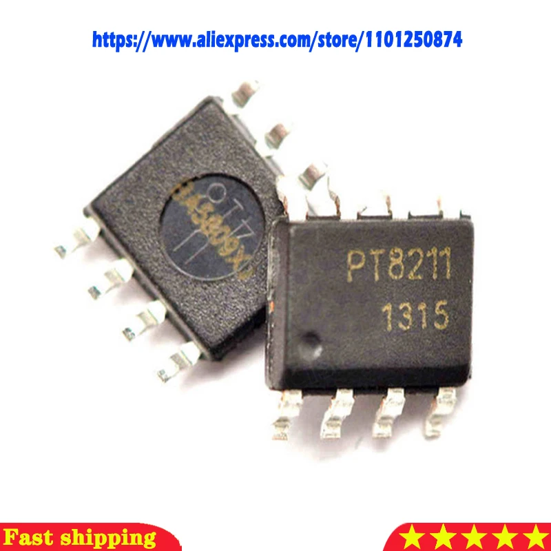 

10 шт. PT8211 D8211 SOP-8 SOP8 PT8211-S SOP SMD новый и оригинальный IC