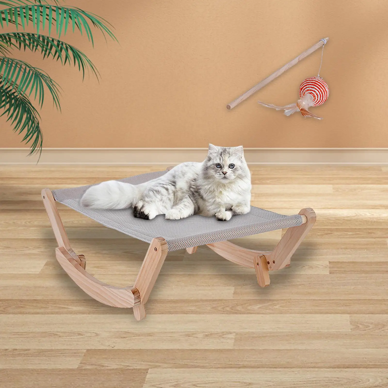 

Cat Rocking Hammock Chair Swing Chair for Pet Dogs and Cats Puppy Kitten