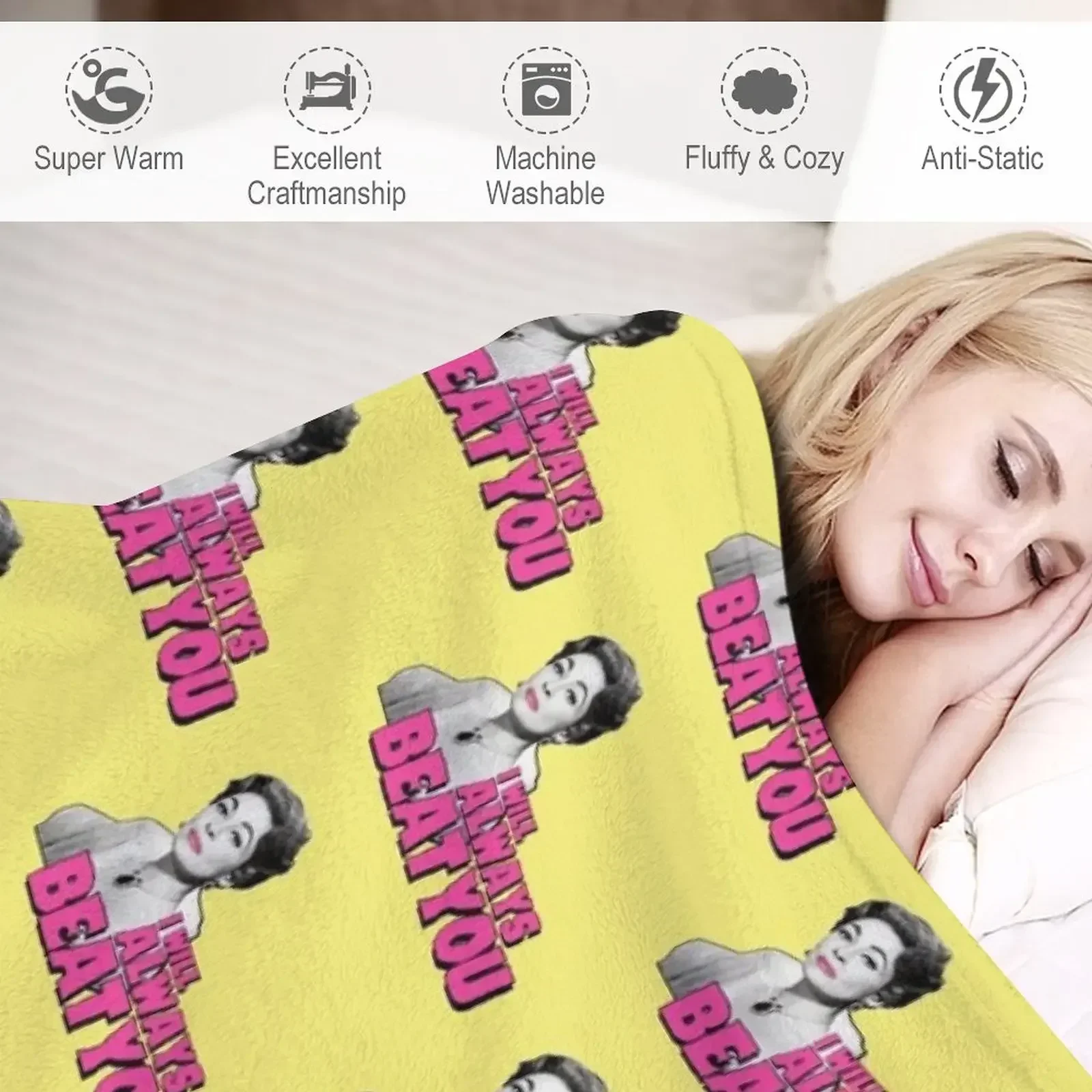 Mommie Dearest Faye Dunaway — Джоан Кроуфорд.. Одеяло с принтом цитаты из фильма Самые мягкие