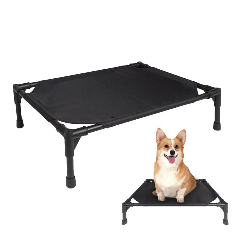 

Off Ground Pets Elevated Cooling Dog Bed Outdoor Raised Pet Cot With Removable Canopy Shade Tent And Carrying Bag For Dogs Cats