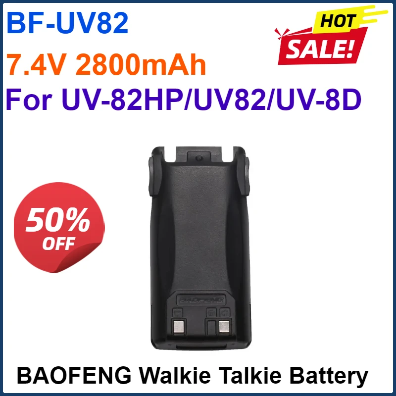7 4 В 2800 мАч Baofeng UV-82 Аккумулятор TypeC ЗАРЯДНОЙ Для рации UV-8D UV-82HP UV-82WX Литий-ионный