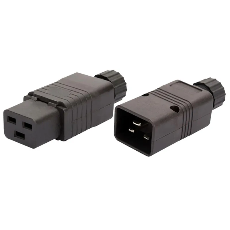 Универсальный Электрический кабель питания переменного тока 250 в 16 А IEC320 C20 C19, шнур, соединитель, внешний разъем PDU, съемная Проводная розетка, 3500 Вт