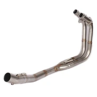 50 8mm for kawasaki ninja400 250 2017 2021 motorcycle escape exhaust middle pipe slip on front link pipe