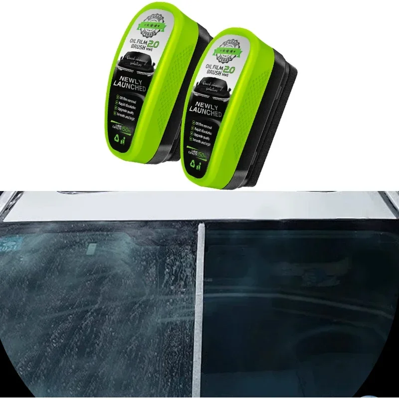 

Набор Для Удаления Масляной Пленки С Автомобиля - Губка И Щетка Для Очистки Стекол, Удаления Остатков Масла С Лобового Стекла