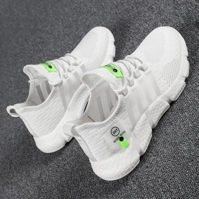 Men's Walking Shoes Sneakers Gym Sports Shoes Sneaker Tennis Shoes Leisure Road Running Shoes Lightweight Breathable Slip Shoes