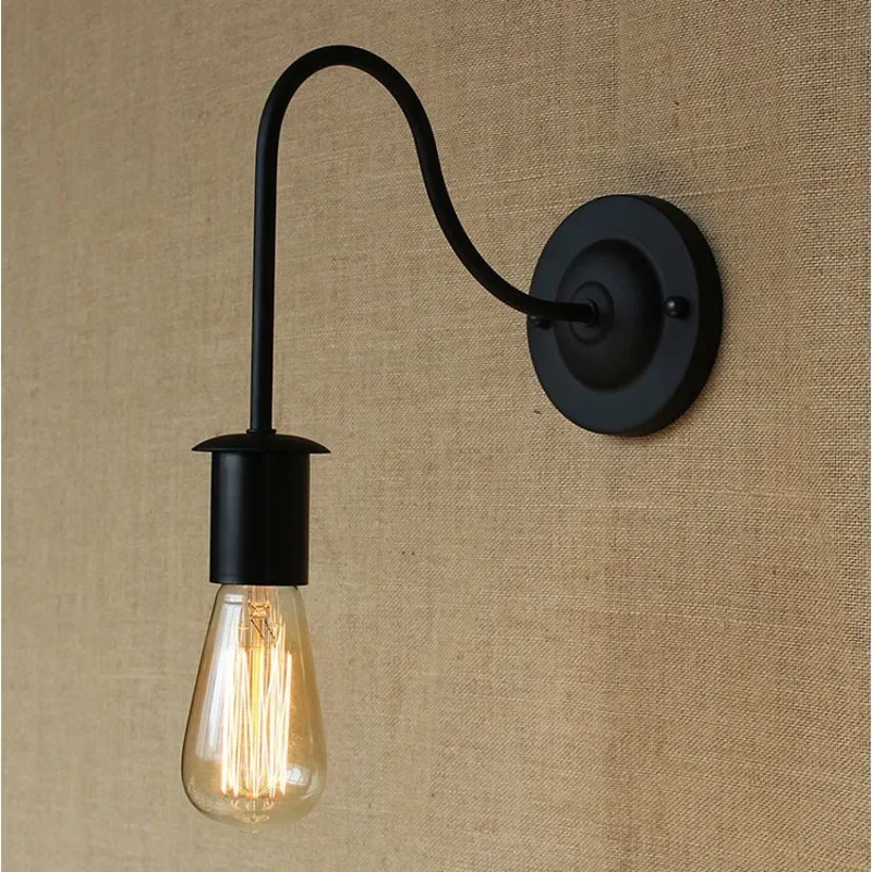 Эдисон винтажное ретро железное настенное бра/свет E27 и американская деревенская