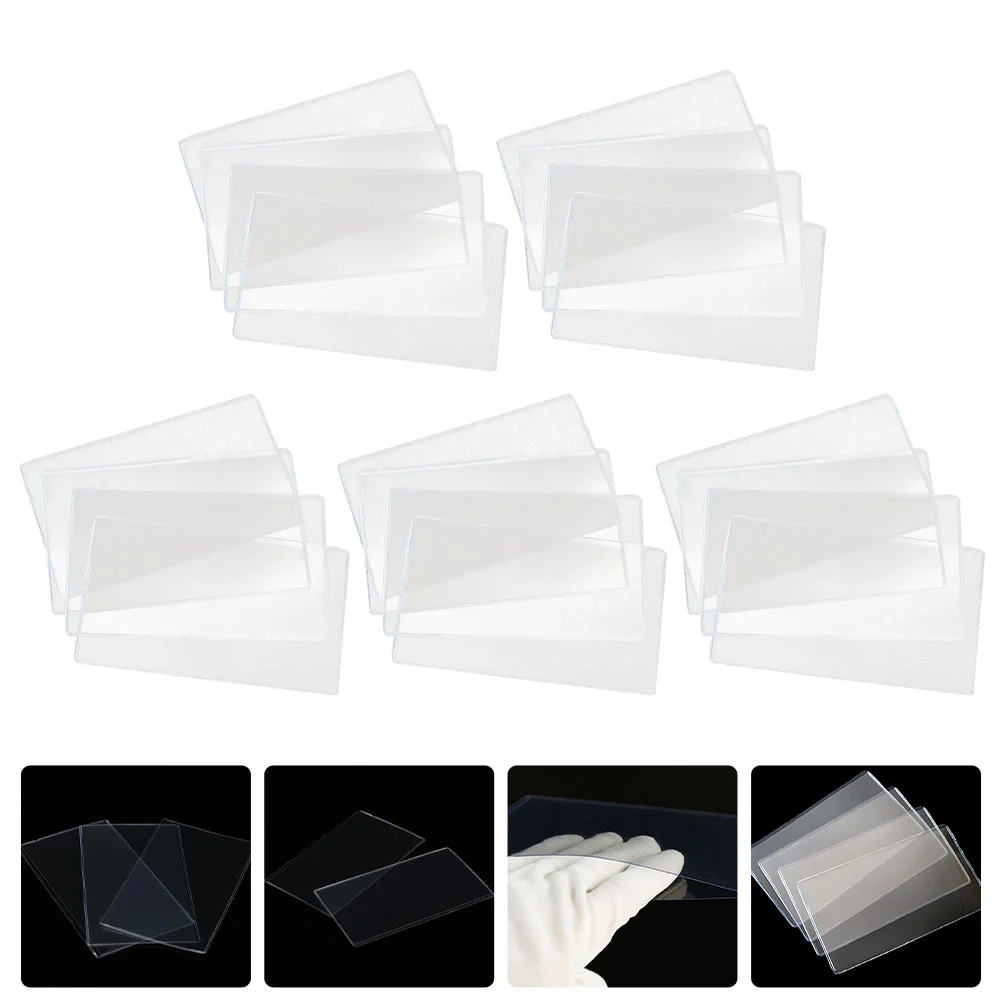 

20 Pcs Paper Money Bag Stamp Hard Clip Latent Banknote Protective Card Sleeves Plastic Cover Currency Banknotes Holder
