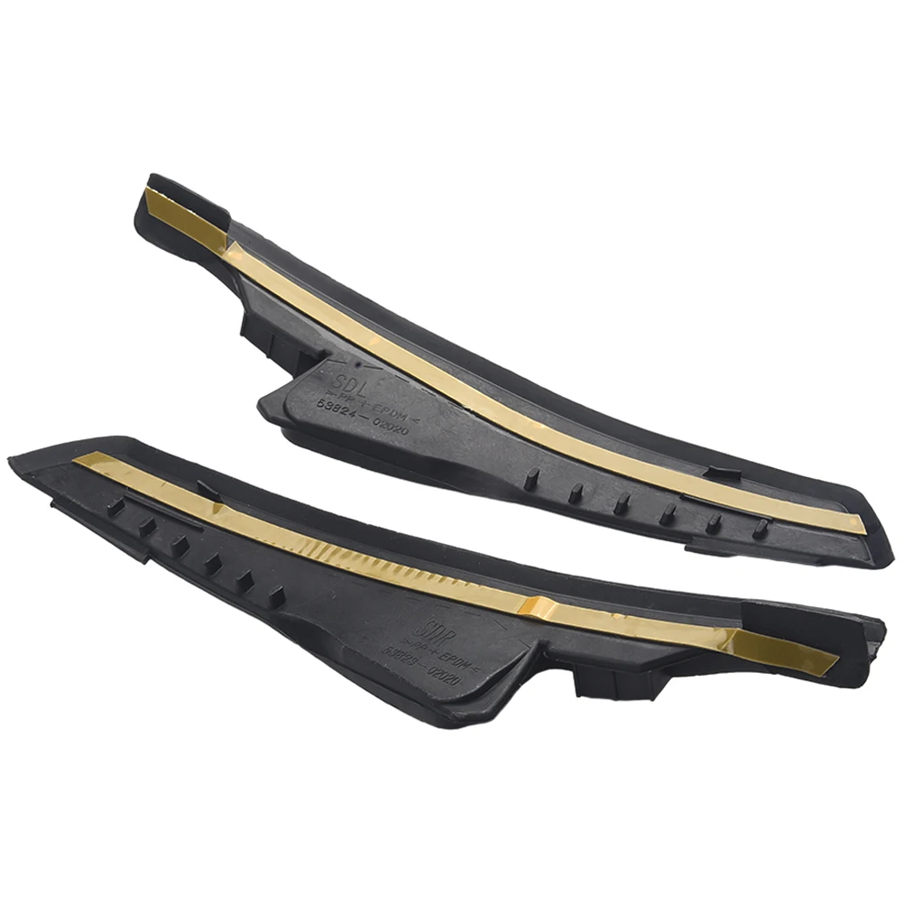 

2pcs Car Front Windshield Wrap Trim Wiper Side Trim Cover Windshield Wrap Corner Trim Cap For Toyota For Corolla 2007-2013