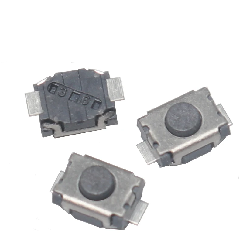 Фото 【100-20 шт.】Микропереключатели SMD 3*4*2 мм, 4-контактные тактильные кнопки, мини-кнопки 3x4x2H №2
