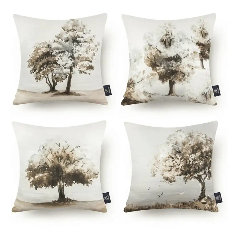 

Series Decorative Throw Pillows, Winter Coffee Tree, 18 Cylinder pillow Pillow Cojines decorativos para cama Airplane pillow Ona