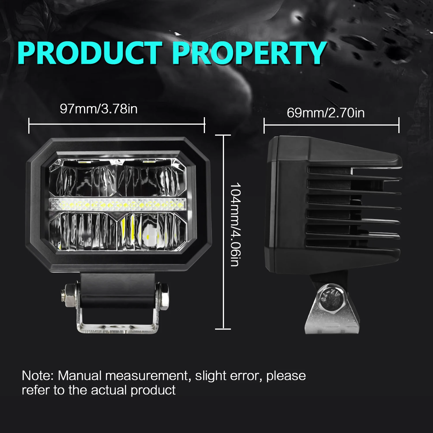 Вспомогательная световая панель для внедорожников 6000K Spot Combo светодиодная фара