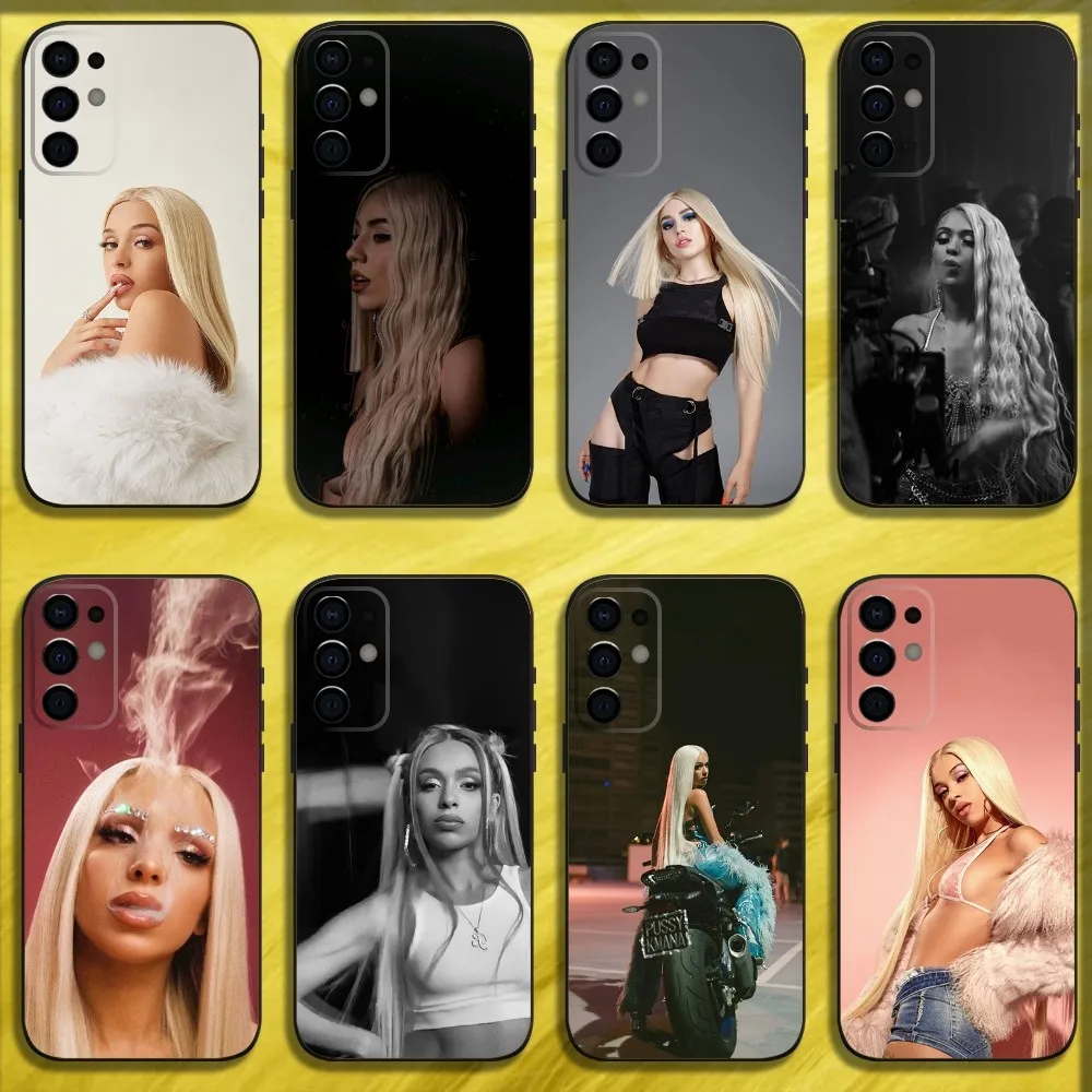 Чехол для телефона Singer B-Bad G-Gyal Samsung S24 S21 S22 S23 S30 Ultra S20 Plus Fe Lite Note 10 9 5G черный мягкий