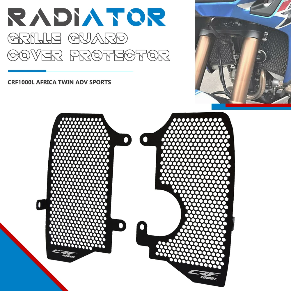 

For Honda CRF1000L Africa Twin ADVENTURE Sports 2016-2019 Motorcycle Accessories Radiator Guard Grille Cover Protection