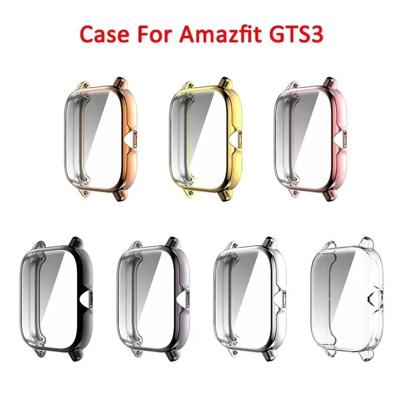 Защитный чехол из ТПУ для Amazfit GTS 3 защитный на весь экран Xiaomi Huami GTS3 часов
