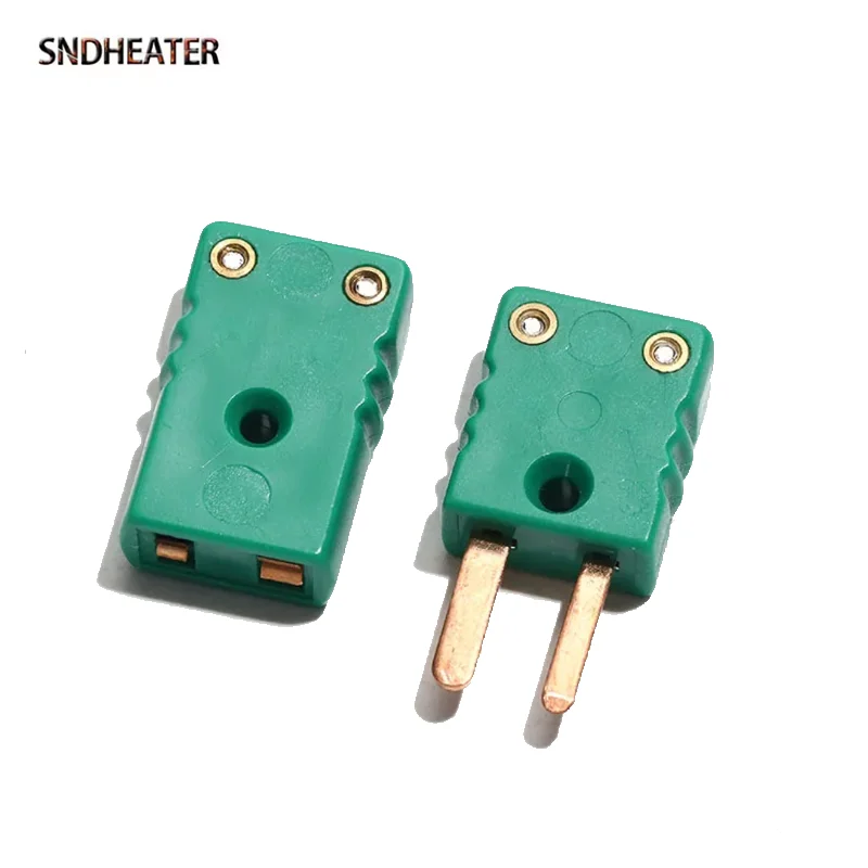 Фото SNDHEATER Тип K T J RS Разъем для термопары Мужской Женский Аксессуар для измерения температуры Желтый Мини-разъем Датчик 1 шт. №3