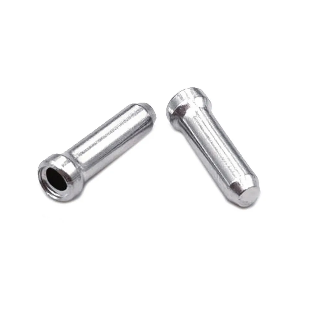 

100pack Bike MTB Bike Parts Wire End Cap 12*2mm Aluminum Alloy Brake Inner Cable Tips Cap For Bicycle Accessories Cycling