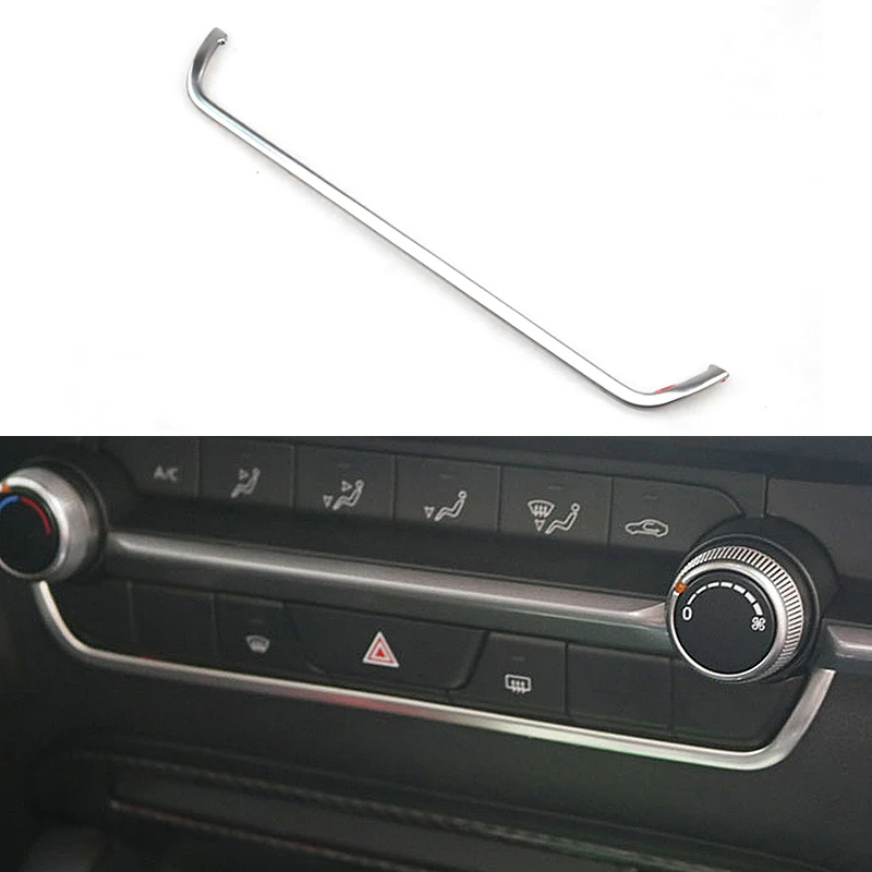 

Накладка На Центральную Консоль Из Нержавеющей Стали Для Mazda 3 BP 2019-2025, Аксессуар Для Интерьера, YaLumei