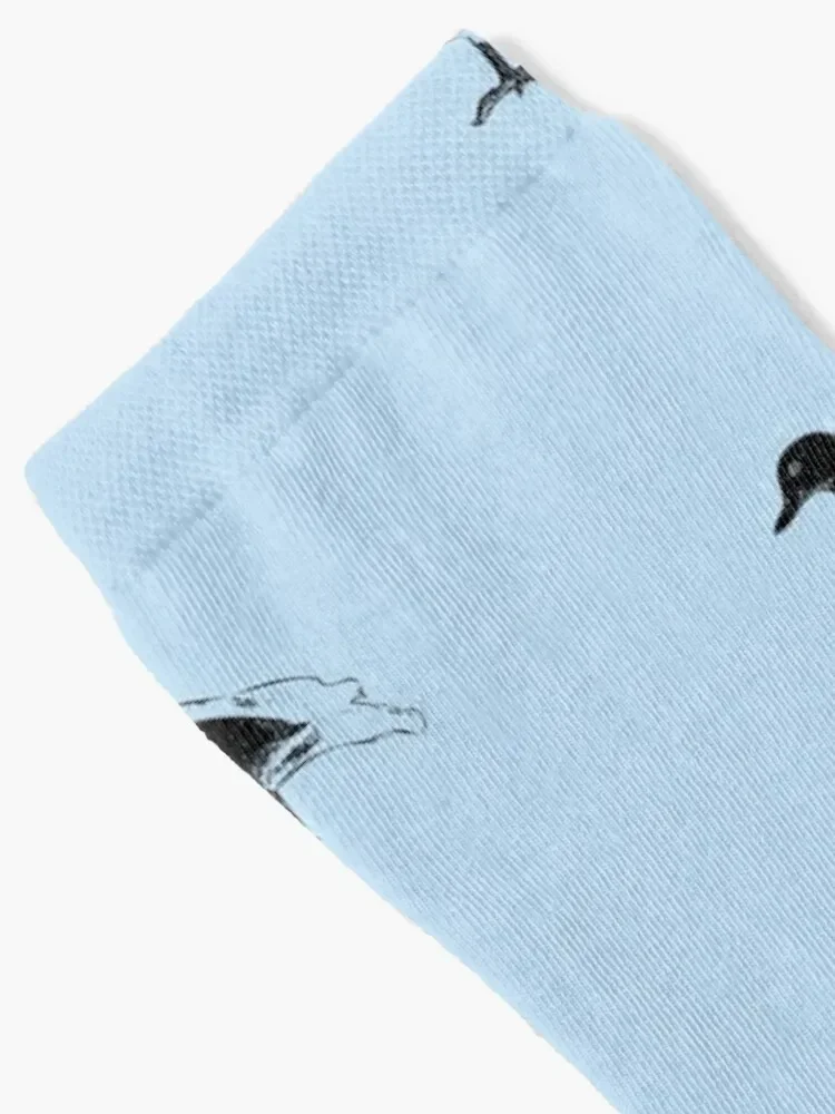 Носки Radjah Shelduck с черным принтом профессиональные носки для баскетбола и бега