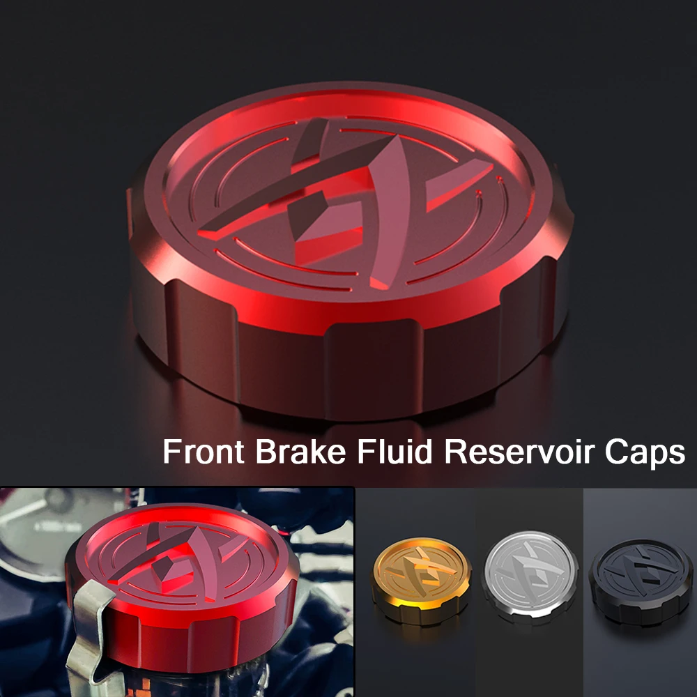 

For Kawasaki ZXR250 1991 ZXR 250 1994 1995 1996 1997 1998 1999 Motorcycle Front Brake Fluid Reservoir Caps Z750 Z1000 2007-2010