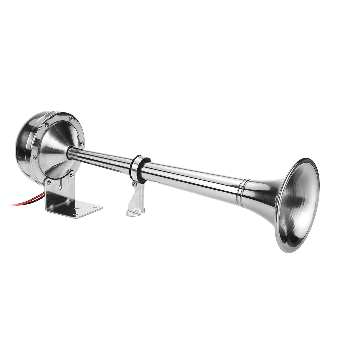 

Car 12V 328DB Horn Super Loud Single Trumpet Air Horn Compressor for Car Truck Boat Train Horn Hooter For Auto Sound Signal