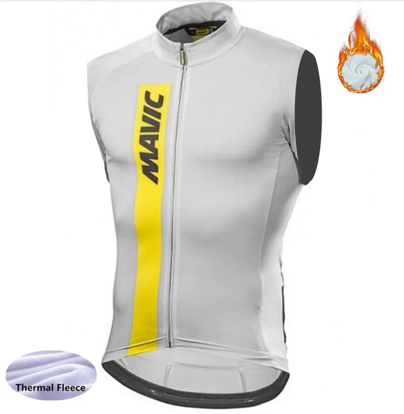 

Hot Sale Winter Thermal Fleece Cycling Sleeveless Vest Mtb Bike Bicycle Keep Warm Pro Team Vest Men Cycling Clothing Ropa Cicli