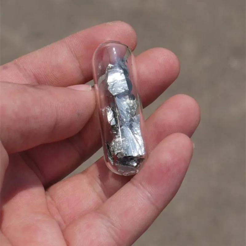 

5 Grams 99.999% Pure Germanium Metal In Sealed Vial Pure Element 32 Sample