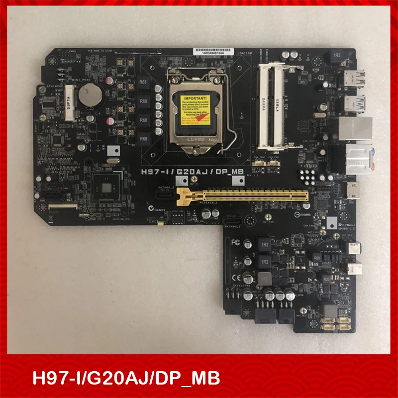 Original Desktop Gaming Motherboard For G20AJ-B09 H97-I/G20AJ/DP_MB 1150 32GB Fully Tested Good Quality