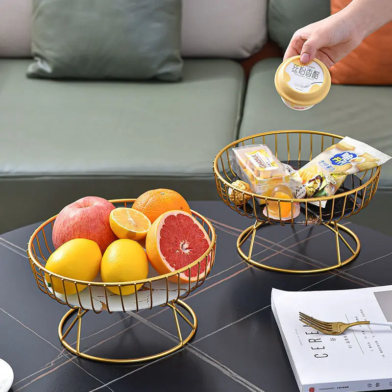 

Creative glass fruit tray, living room, tea table, household candy tray, snack melon and fruit tray, new Dim sum tray decoration