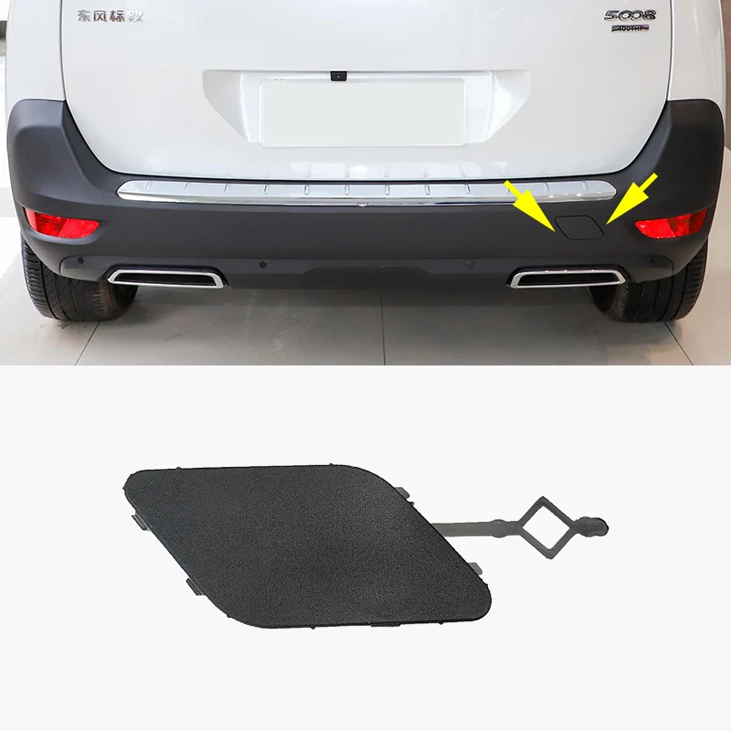 

Подходит для Peugeot 3008 4008 5008, крышка заднего бампера прицепа, крышка буксировочного крюка, крышка тягового крюка