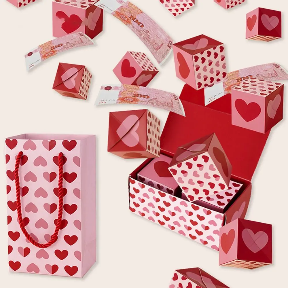 Cards Party Decorations Diy Bouncing Box Valentine's Day Pop-up Explosion Gift Box Women Girls