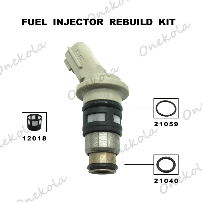 Фото Ремкомплекты топливных форсунок для A46-H12 16600-73C00 MICRA K11 100NX ALMERA PRIMERA 1,6 GA16 №1