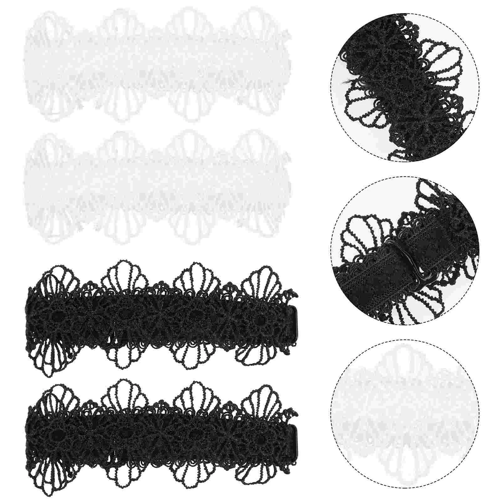 

2 Pairs Lace-Free Stretchy Shoelaces Invisible Shoe Straps Anti-loose High Heel Straps Cloth Boat Shoe Laces
