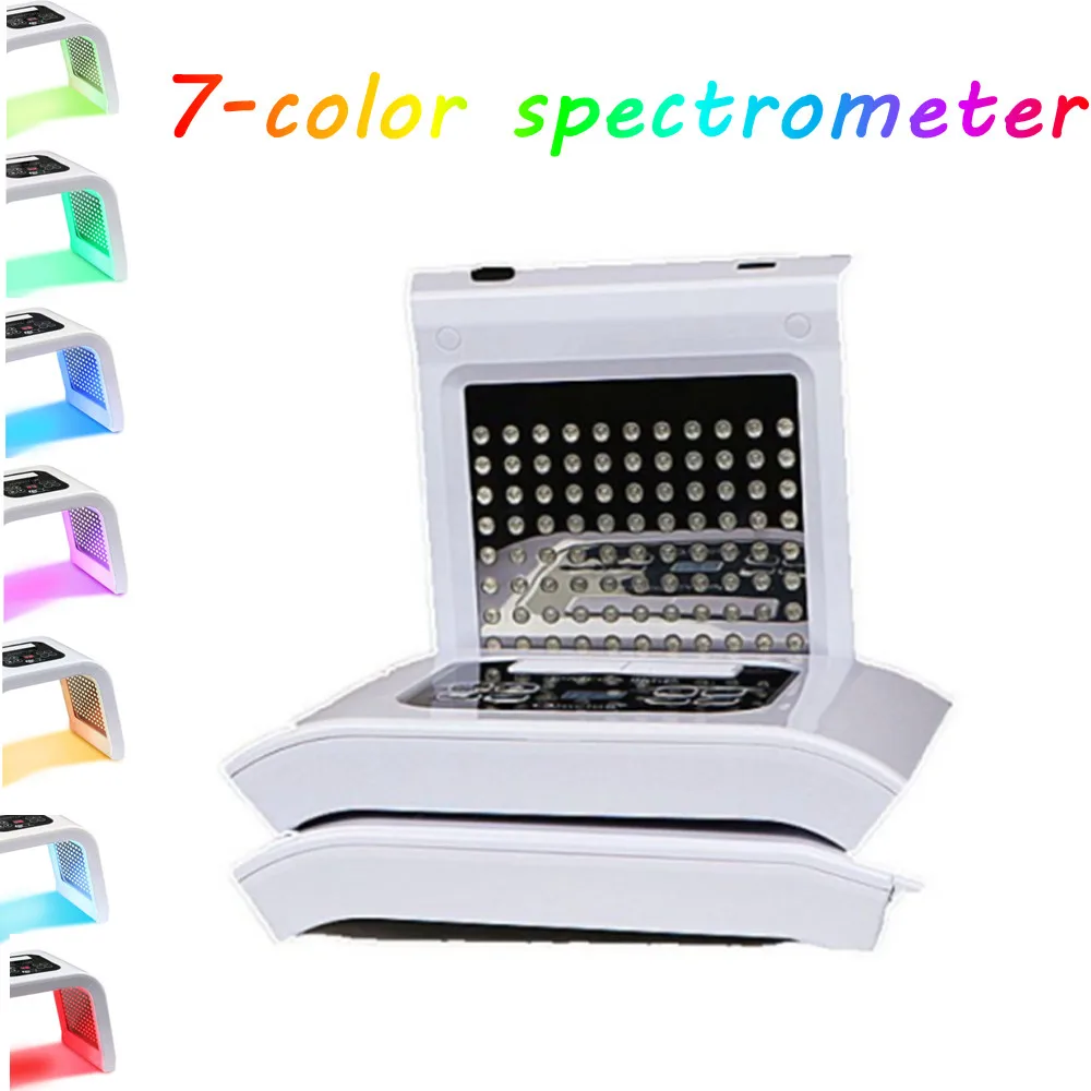 

Dropshipping 7 Colors PDT LED Photodynamic Therapy Heating Beauty Device LED Facial Mask Acne Removal Anti Wrinkle Lighten Spots