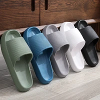 beach slippers thick platform slippers summer beach eva soft sole slide sandals men ladies indoor bathroom anti slip shoes