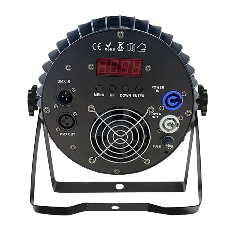 Фото Светодиодный прожектор 54x3W Full Color LED Flat Par с эффектом заливающего света, для дискотек, баров, клубов, вечеринок, свадеб, концертов, DMX512, сценическое освещение, световое оборудование для мероприятий и шоу. №2