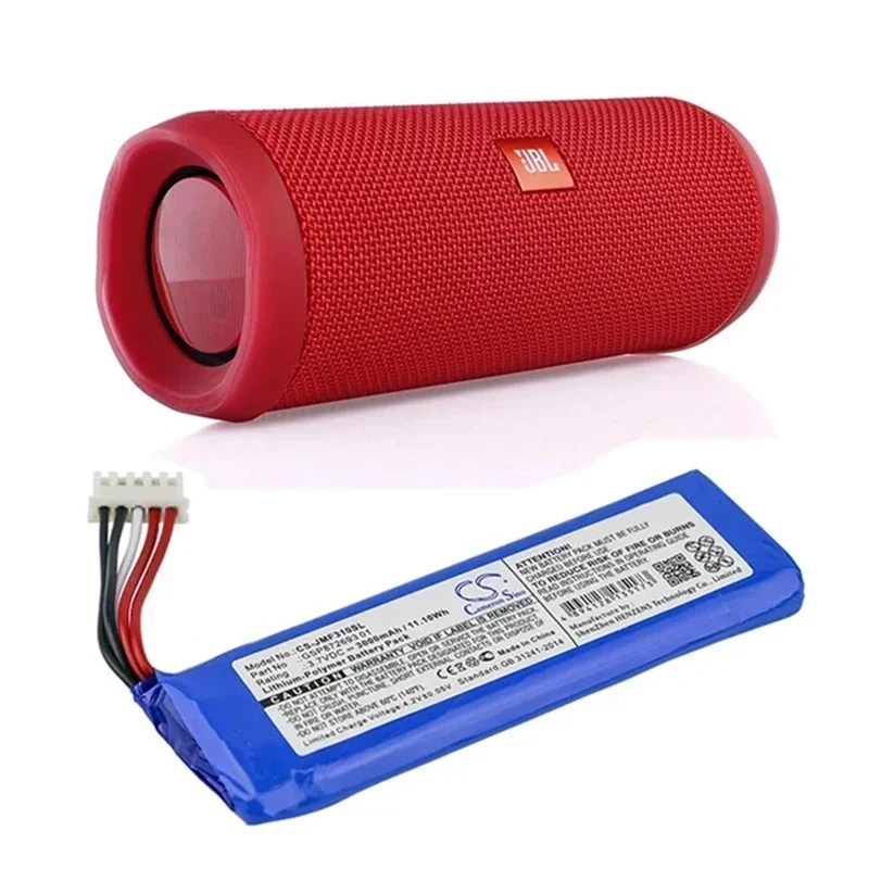PURFIELD сменный GSP872693 01 11.1Wh 3 7 V 3000mAh аккумулятор для JBL Speaker Flip 4 / Flip4 Special Edition Bateria Batterij