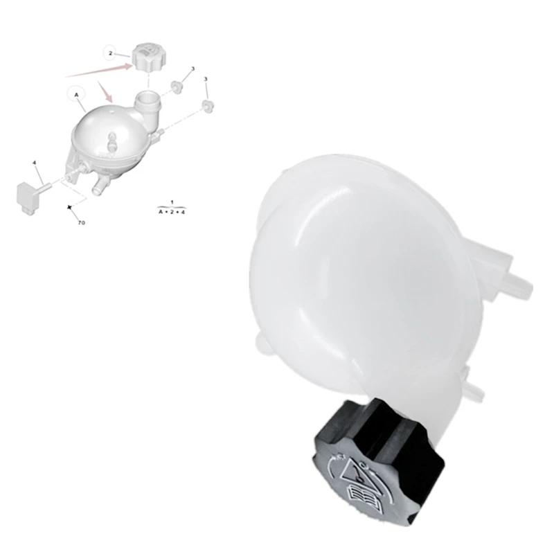 Резервуар для дегазации двигателя 1323AJ фотосессия Peugeot 308CC 308SW Citroen C4