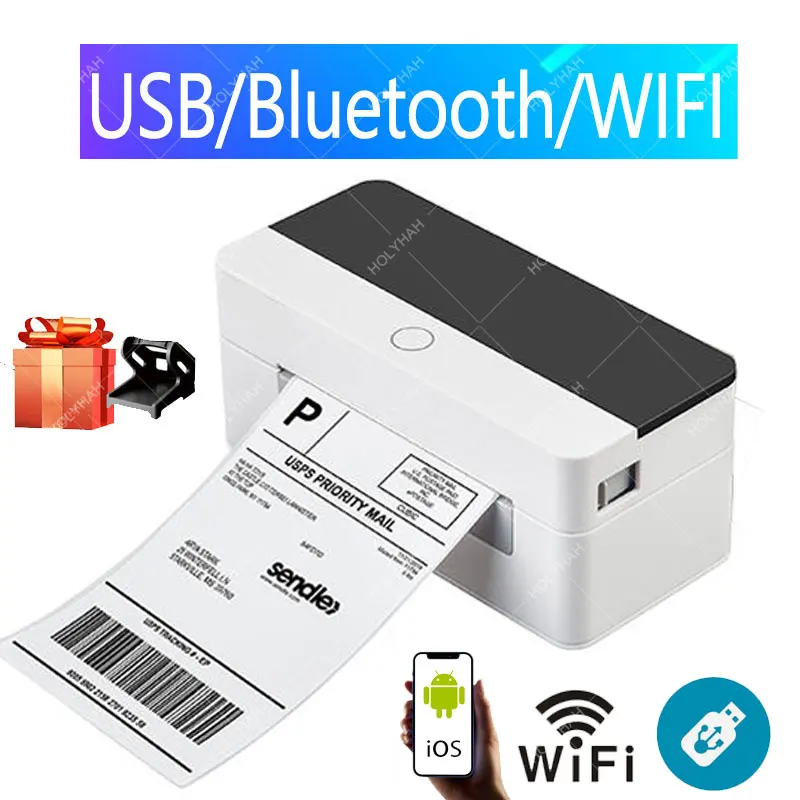 

Принтер штрих-кодов 4x6, USB, Bluetooth, Wi-Fi