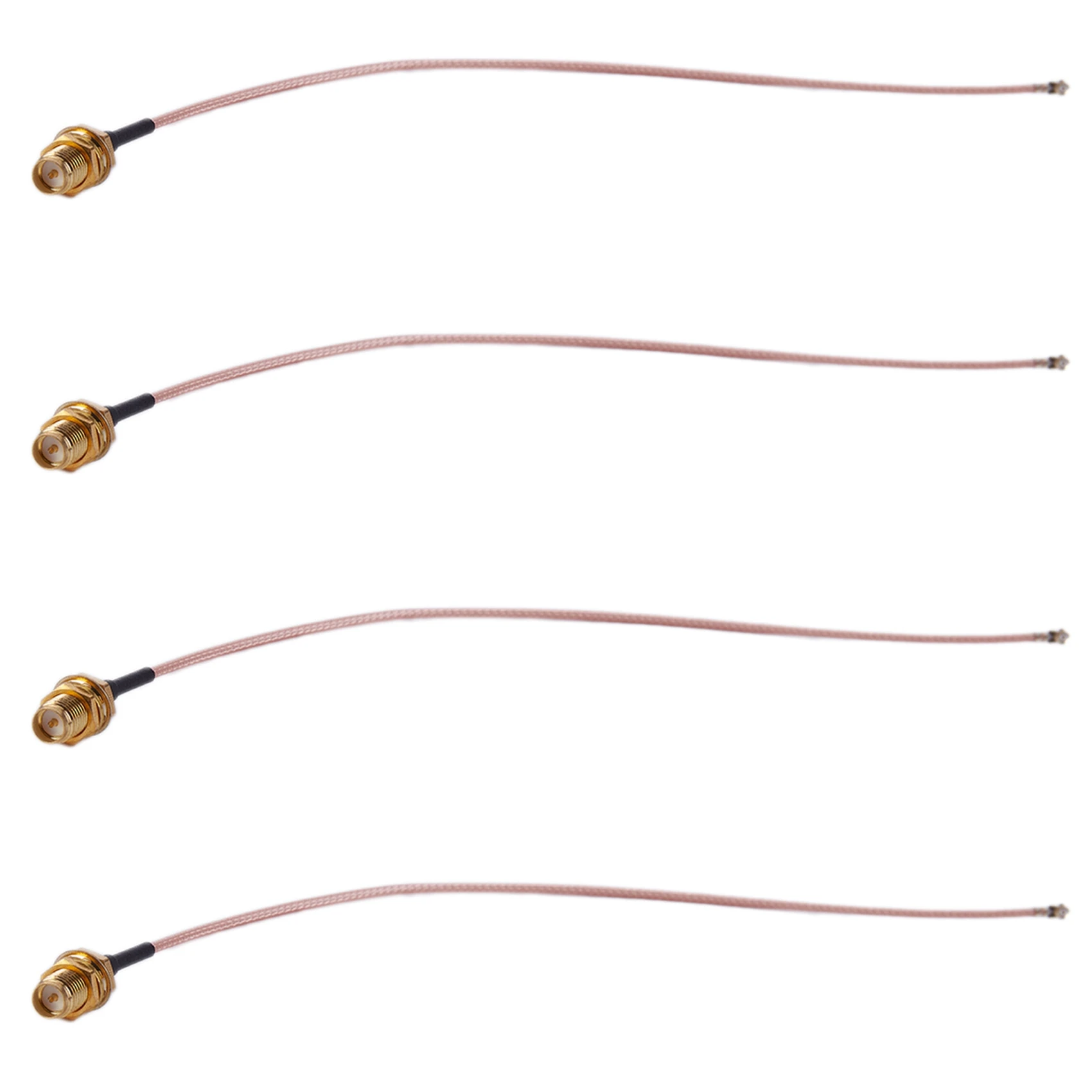 

4X RP SMA Female to UFL/U.FL/IPX/IPEX RF Coax Adapter Assembly RG178 Pigtail 20cm