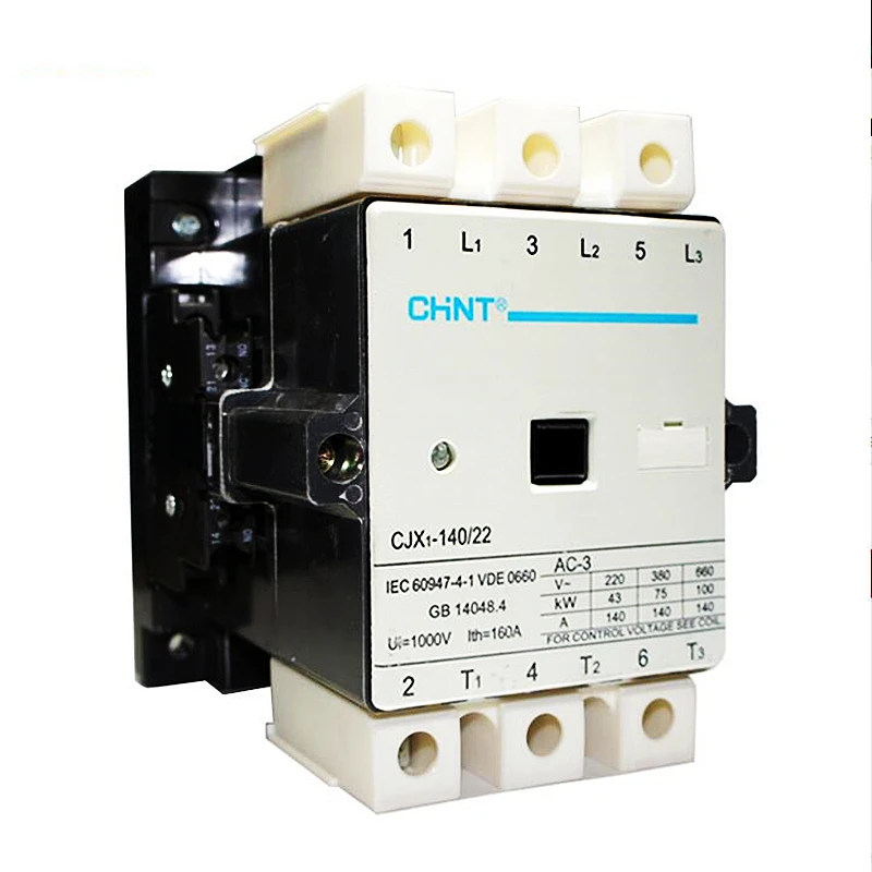 

CHNT CHINT ac Контактор CJX1 Series 3P контактор переменного тока CJX1-140/22 220V