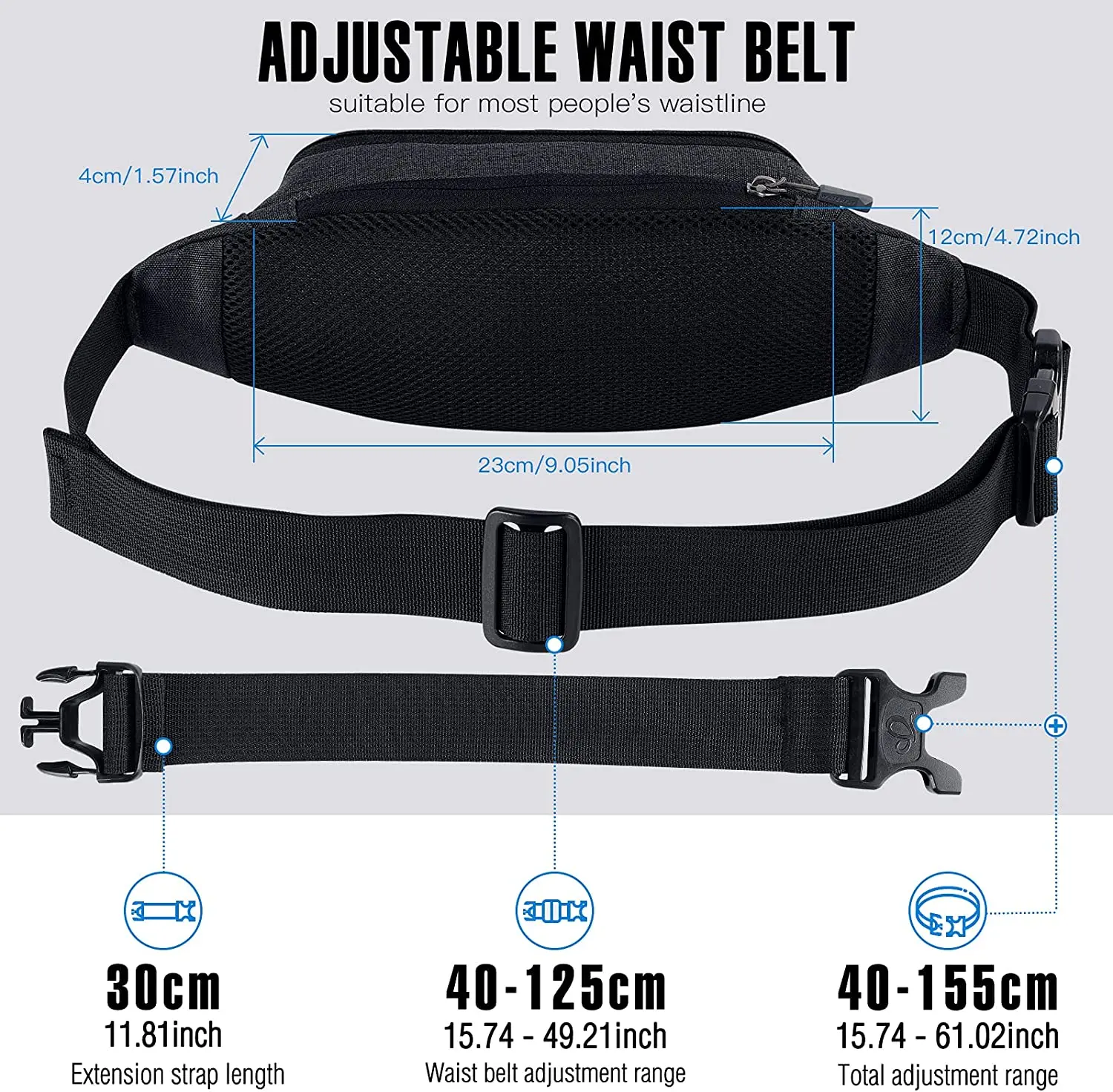 Runners Small Waist Bag, Waist Bag, Running Waist Bag Phanny Waist Bag, Sport Slim Fashion For Jogging Hiking Women Men
