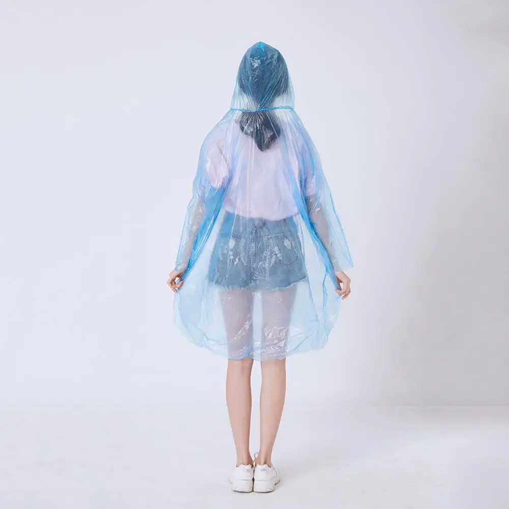 

Moisture-proof Practical Moisture-proof Emergency Raincoat PE Disposable Ponchos Unisex for Walking