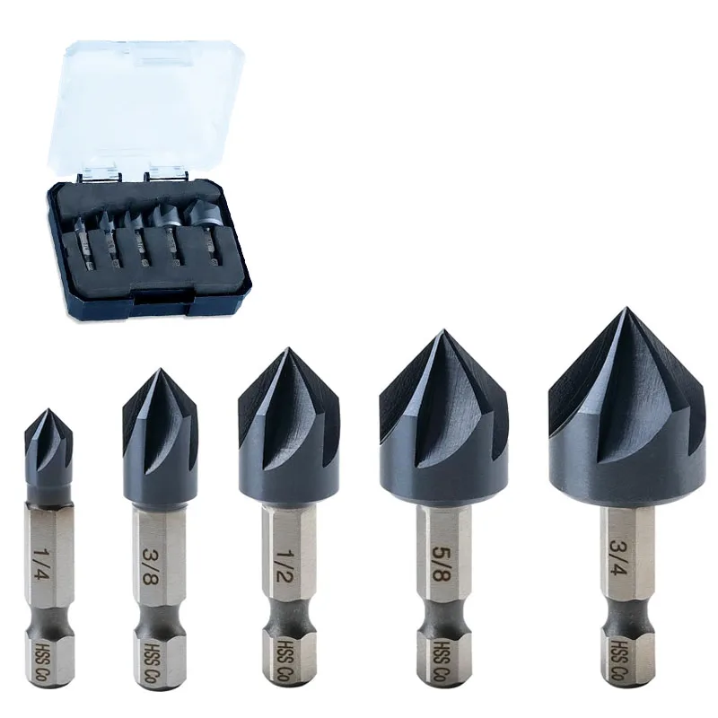 4/1&quot 8/3&quot 2/1&quot 8/5&quot 4/3&quot с покрытием из нитрида титана и алюминия набор бит