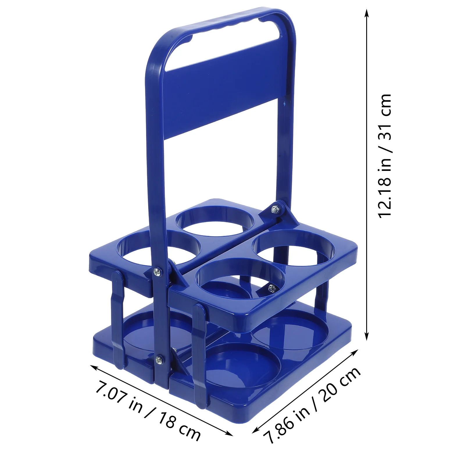 Стойка для корзины складная переноска напитков держатели чашек держатель