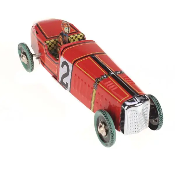

Collectible wind up racing car car model, clockwork car with key