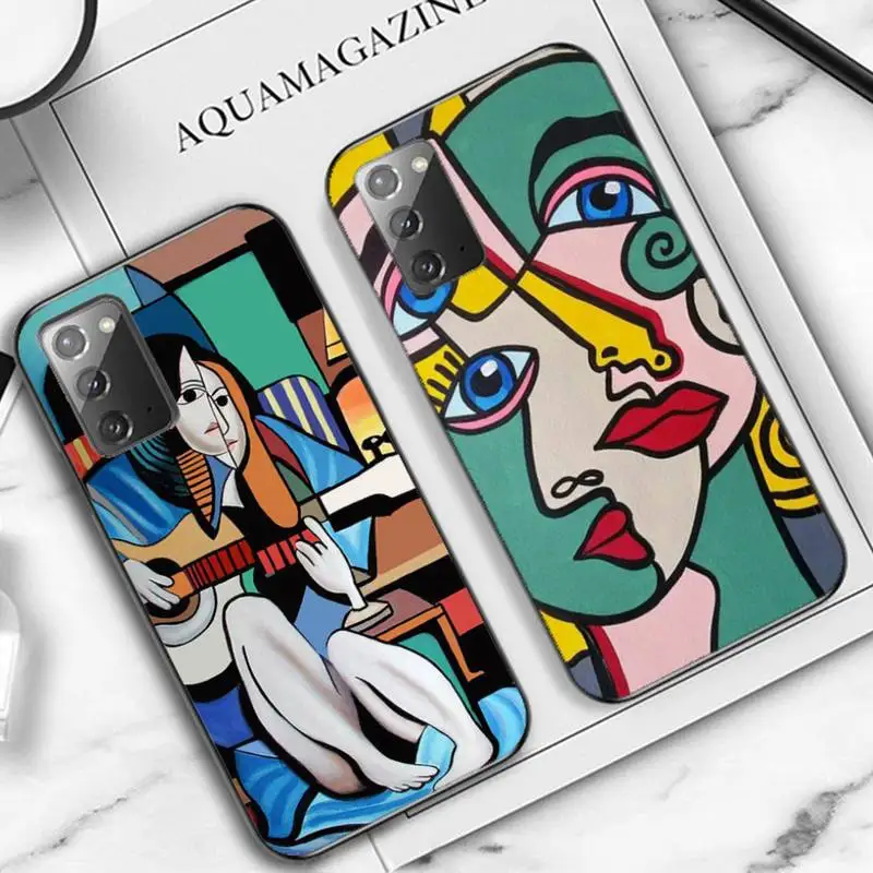 

Picasso Abstract Art Painting Phone Case for Samsung Note 5 7 8 9 10 20 pro plus lite ultra A21 12 72