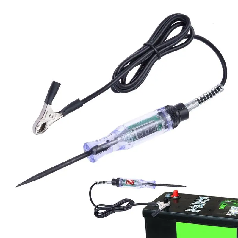 

3-48 В, износостойкий автомобильный тестер электрической цепи, цифровой фотозонд, тестовая ручка для автомобиля, лодки, автомобильные аксессуары