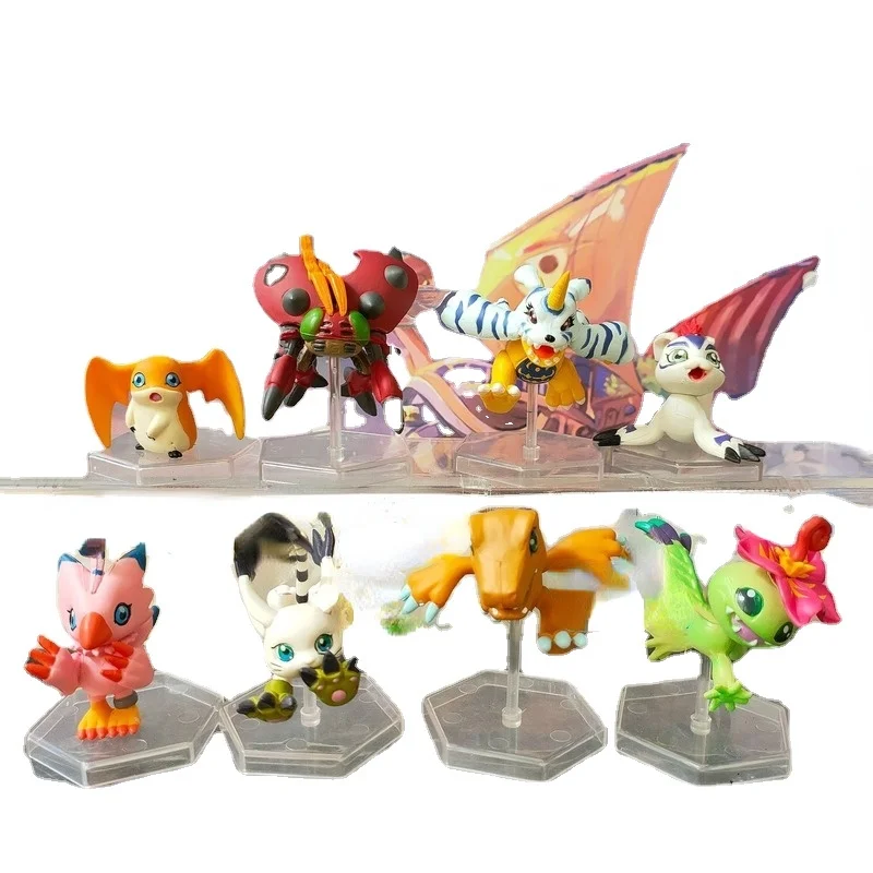 

Digimon Random Blind Box Japanese Cartoon Fingertip Toy Digimon Opp Bag Boy Toy Model Anime Figure Haikyuu