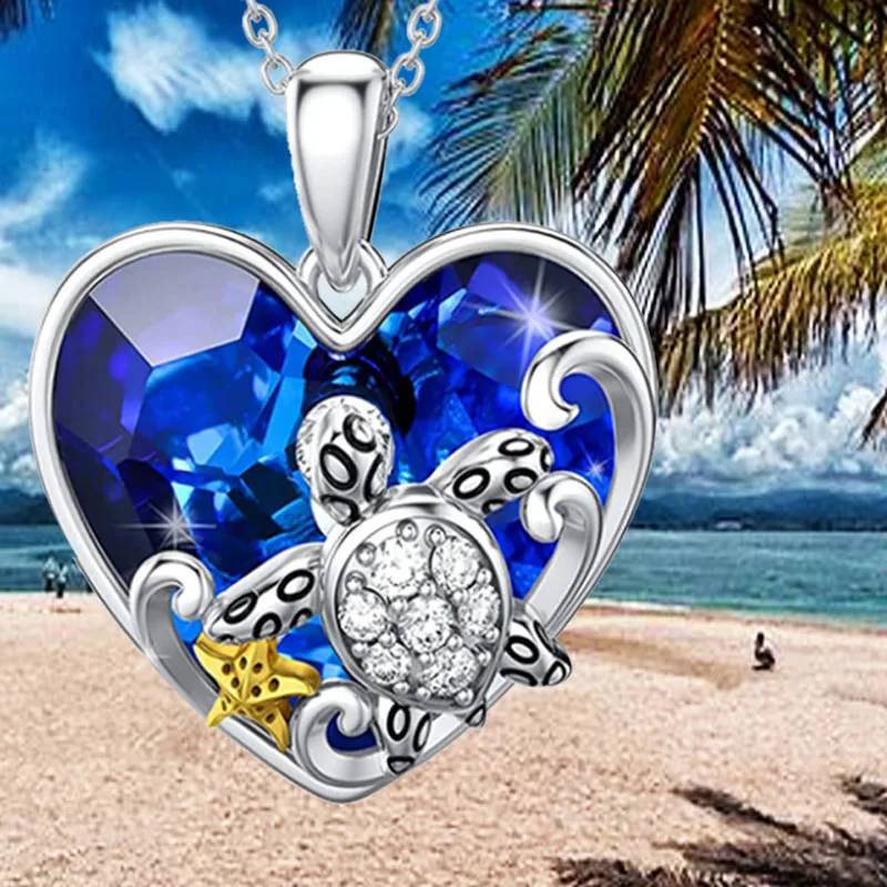 

Classic Fashion Elegant New Heart-Shaped Turtle Necklace Women's Necklace Women's Accessories Birthday Gifts Anniversary Gifts
