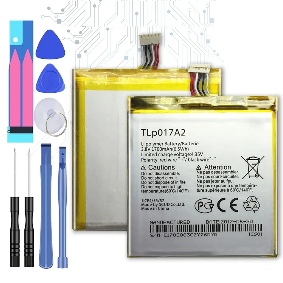 Сменный аккумулятор для Alcatel One Touch Idol Mini OT-6012A OT-6012E OT-6012W TLp017A1 TLp017A2 1700 мАч